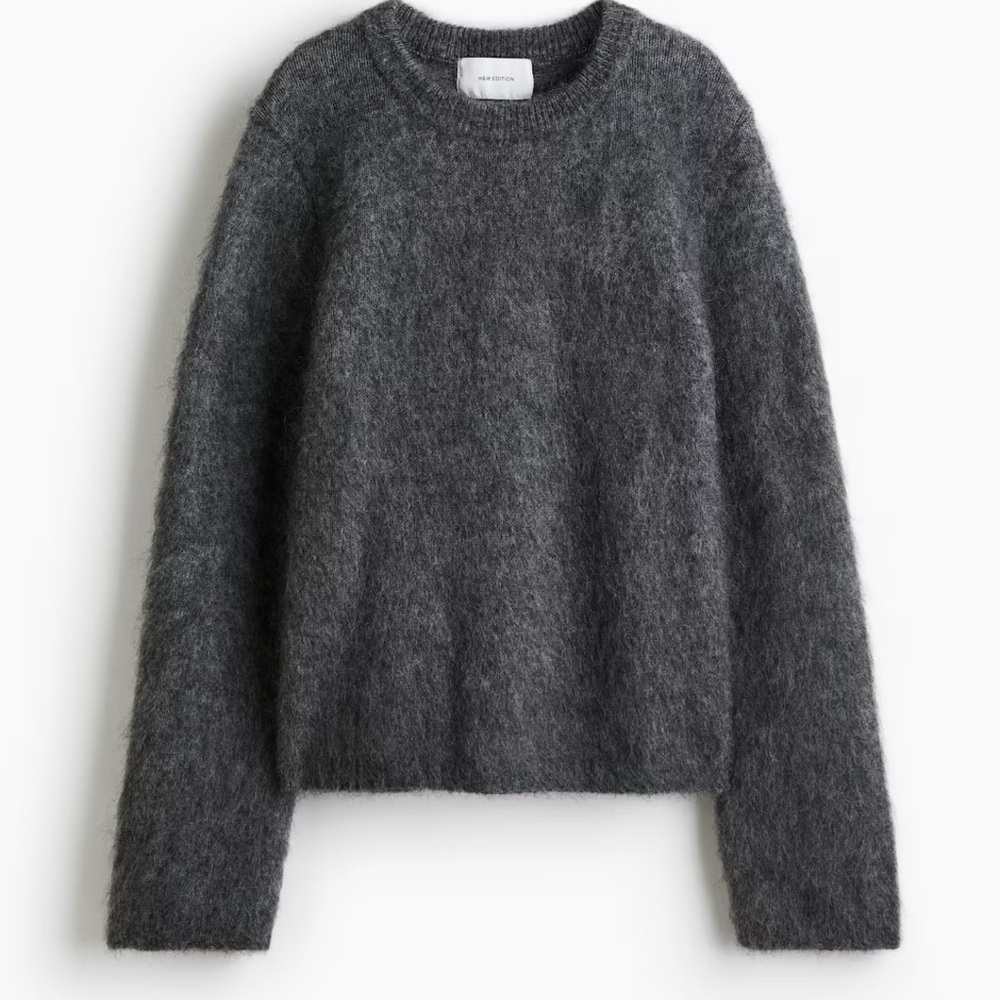 H&M Women's Gray mohair blend Sweater